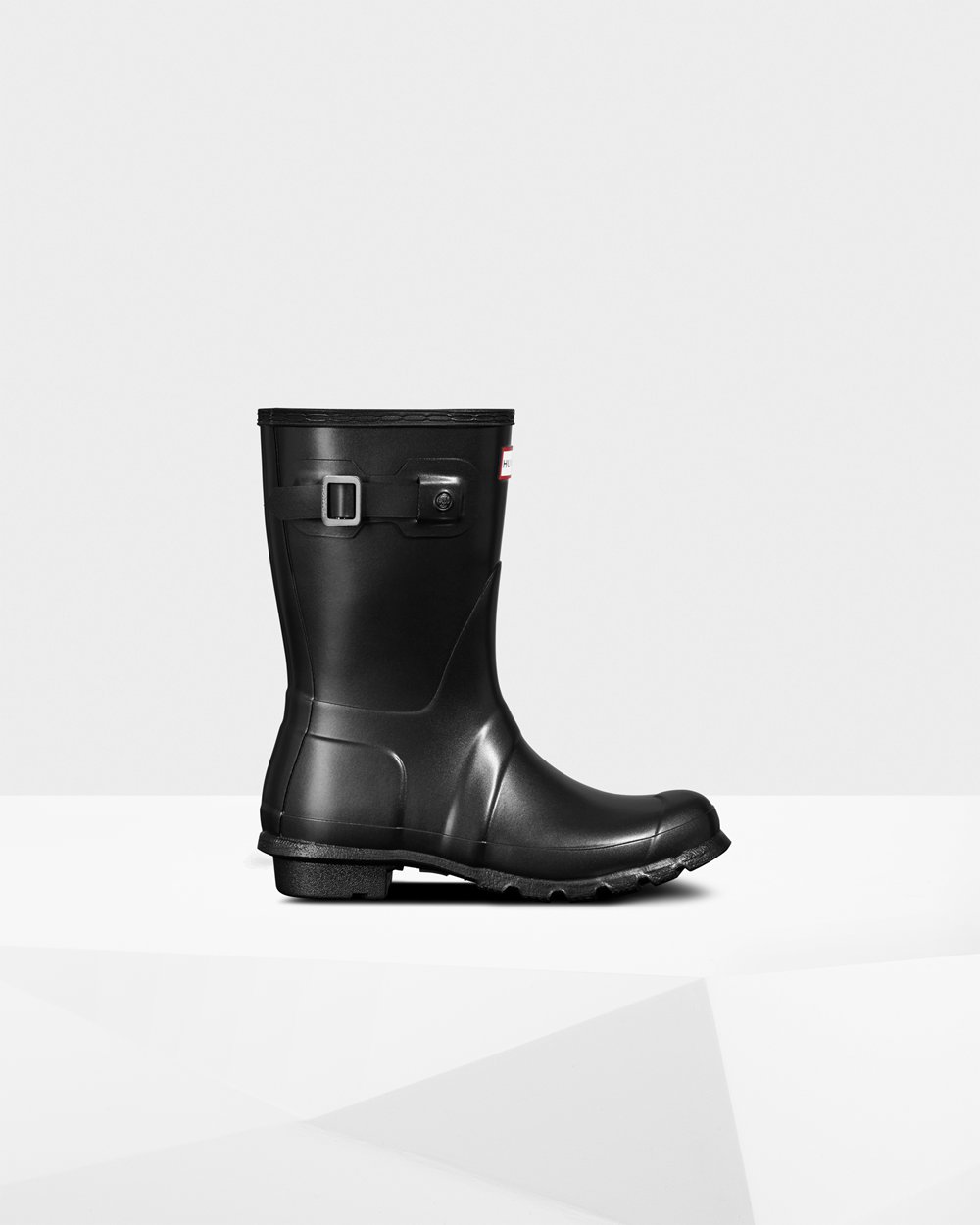 Hunter Original Pearlized Short Rain Boots - Cheap Online Womens Black - QIZYEX263